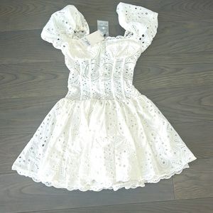 Charo Extra Small Short White Dress - New with Tags